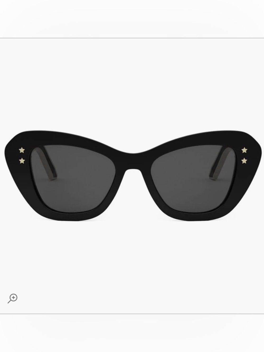 B3U 10A0 Black Cat Eye Sunglasses